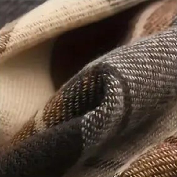 BLUE PLAID SCARF - Picture 2 of 4